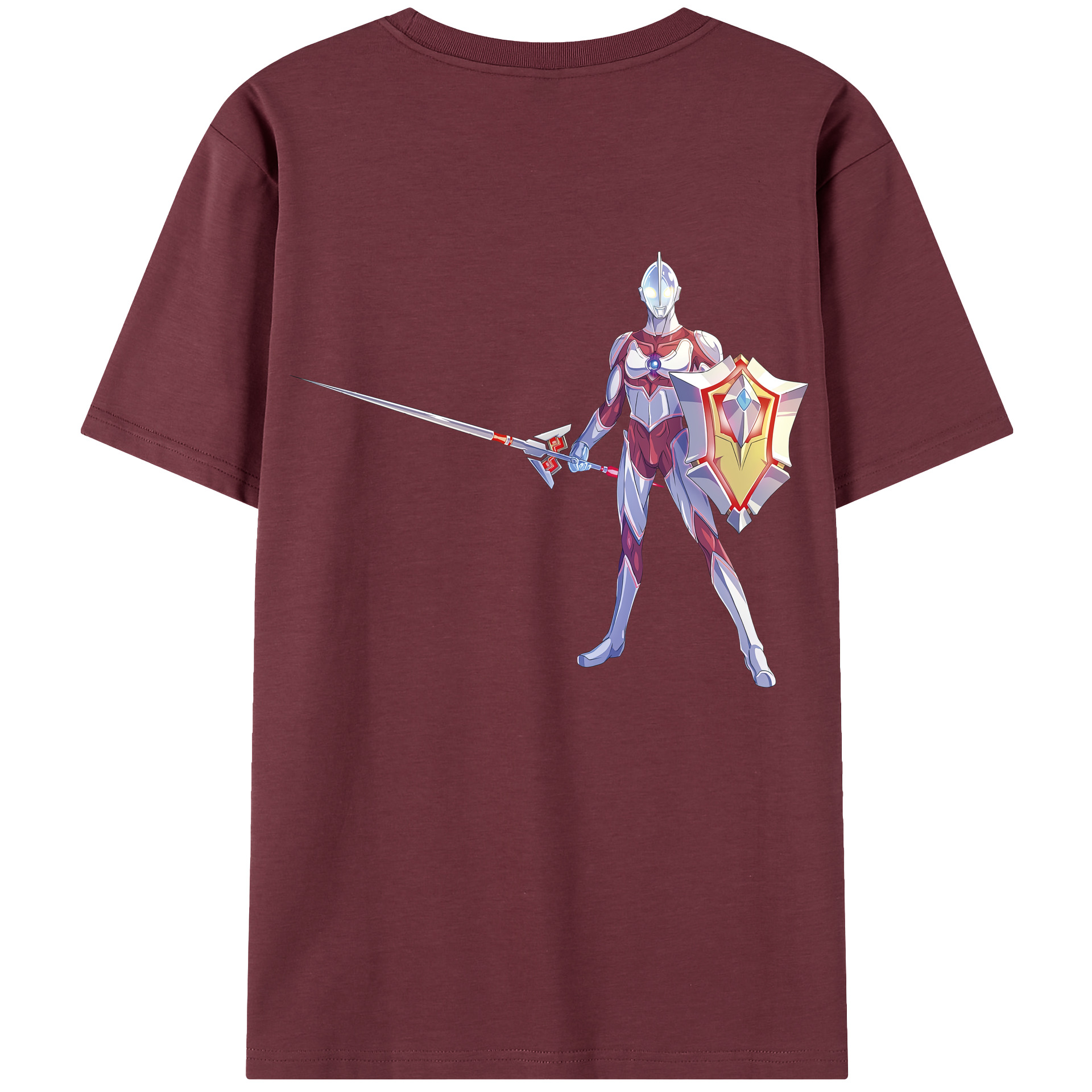 （画像用） ウルトラマン Ultraman 綿100％半袖Tシャツ（背面プリント）